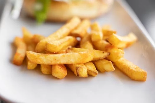 golden crispy french fries