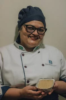 passionate chef creating signature burger